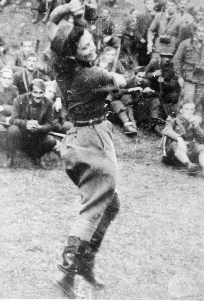 Brina Dances at Mašun to the Warriors of the Rab Partisan Brigade (September 23rd 1943)