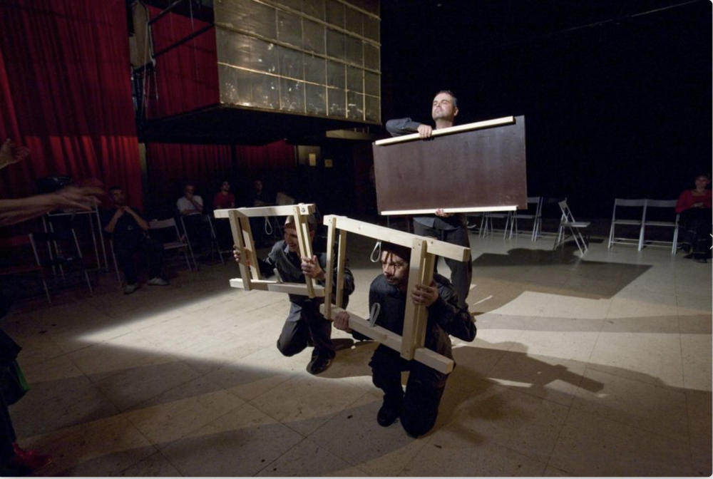 Three sisters watching Chekov