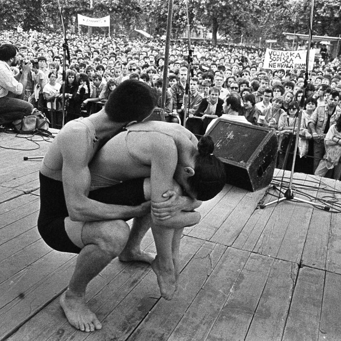 JBTZ Affair and Dance Theatre Ljubljana (21st of June 1988, The Cogress Square, Ljubljana, Slovenia)