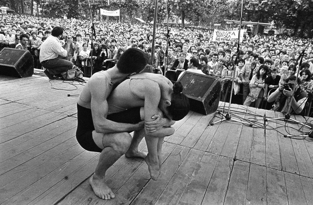 JBTZ Affair and Dance Theatre Ljubljana (21st of June 1988, The Cogress Square, Ljubljana, Slovenia)