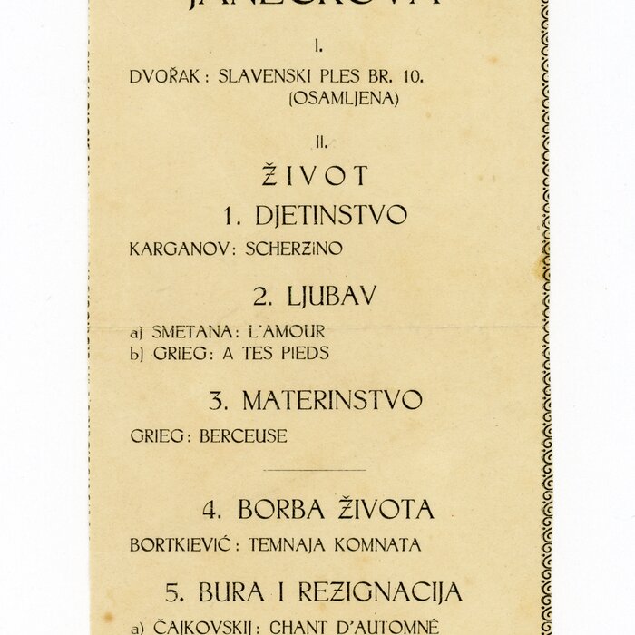 Mirjana Dragana Janeček (1923) Dance Concert